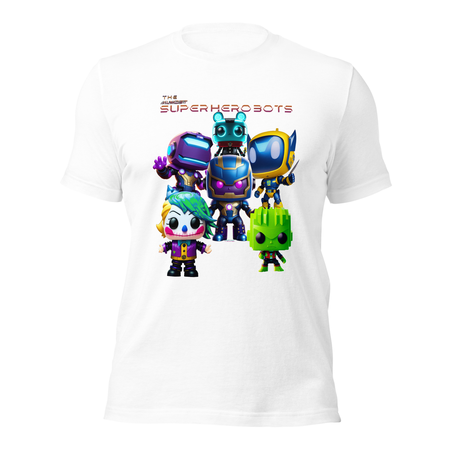 The Almost SuperHero Bots from PixelDust T-Shirt