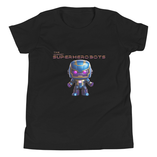 The Almost SuperHero Bots from PixelDust Kids T-Shirt