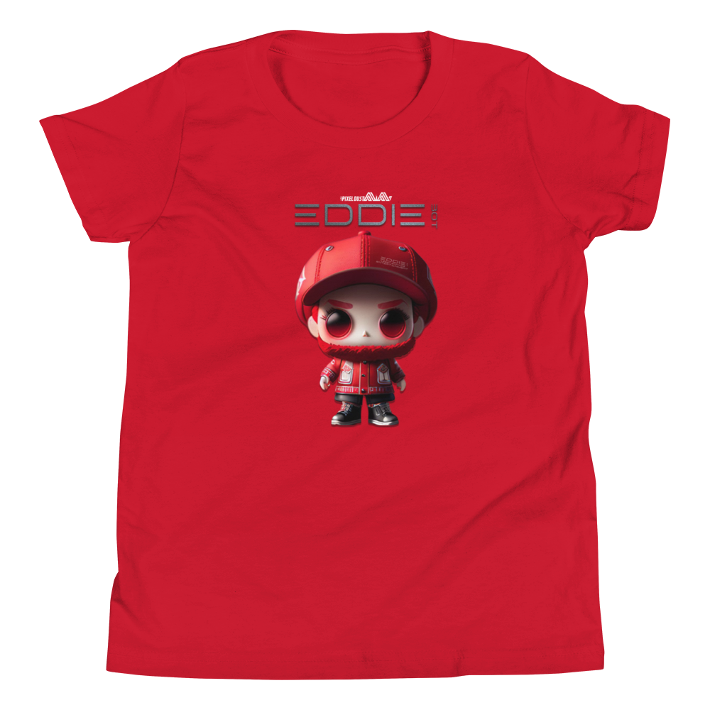 EDDIE Ai Bot from PixelDust AiAv Kids T-Shirt